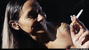 Steamy smoking fetish compilation featuring bold beauties