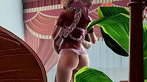 Aerith Gainsborough in Ultimate Fap Cumpilation Video