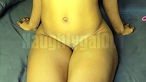 Solo play with a big dick toy and female ejaculation