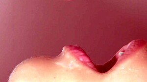 Japanese wife cheating with big cock close up