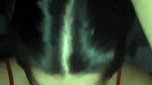 Novinha debora prado performs deep oral on big cock at night