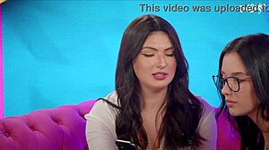 Watching Hot Brunette Fuck Tattooed Girl