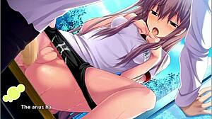 Classroom cocksucking gets wild in anime route!