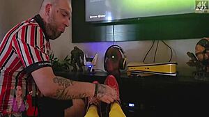 I Took Too Long at Gym, Brought a Creamy Surprise in My Pussy for Him to Clean