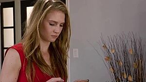 Can you handle this brunette taking big cock in rope bondage?