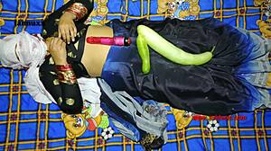 Indian Bhabhi's First Viral Sex with Toys