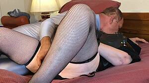 granny batgirl’s tight kitty licked and banged in cosplay fun