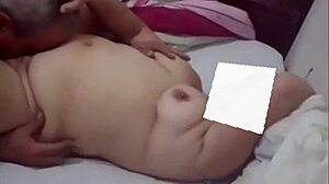 Chubby and fat girl goes crazy during rough sex