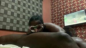 wow, girlfriend giving blowjob!