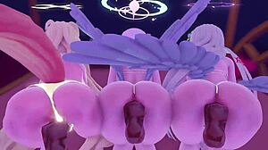 Trinity Bikini in Wild 3D Anime Action