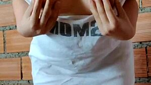 Peruanita Arrecha Me Envia Su Pack Linda Morrita Casero