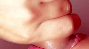 Japanese wife cheating with big cock close up