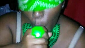 Sloppy double blowjob with BBW duo on St. Patrick’s Day
