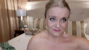 Luxury Hotel Mature Blonde with Big Natural Tits and Wet Pussy