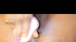 Solo play with a big dick toy and female ejaculation