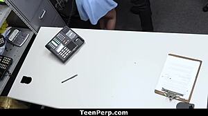 A strip search and a deep cavity search which will lead to so much more - teen 18+ perp