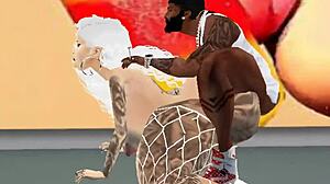 Horny Slut Barbie City TAKES Ghetto Pornstar Agent's Cock Deep in Her Holes!