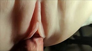 yo, wanna see this slick pussy take double toys up close?