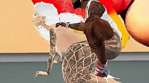 Horny Slut Barbie City TAKES Ghetto Pornstar Agent's Cock Deep in Her Holes!