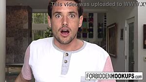 A food delivery leads to an unexpected encounter between step-siblings