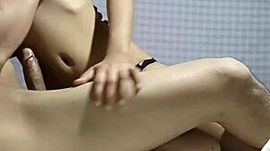 Tiny Pinay Wife Gets Fucked by Friend Due to Horniness, Blowjob and Deepthroat