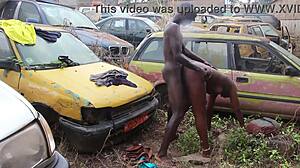 fucking my client in the garage during repairs with my big black cock 😏