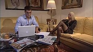 Julie Silver's hot as she gets it from behind in a very hot scene