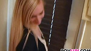 Stacie Jaxxx sucks and rides big cock close up