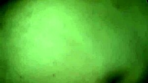 the woman enjoys using a big thick zucchini