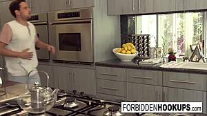 A food delivery leads to an unexpected encounter between step-siblings