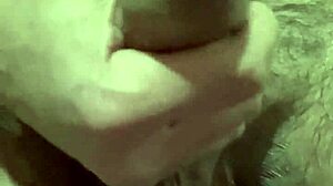 masturbation playing with foreskin playing with balls shooting my load into the camera part 1