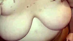 Step mother gives a good blowjob and then gets facial in bedroom