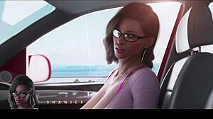 cheating wife rides student in cowgirl hentai animation