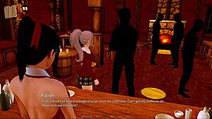 I explore the harem hotel in this game episode