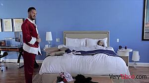 stepdad as saint nick surprises ariana marie with a holiday treat