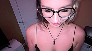 Young Wife Gets Facial Cumshot on Her Big Tits