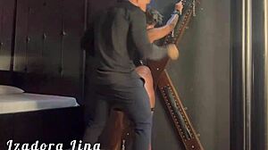 Black cock surprises my young daughter in a homemade video