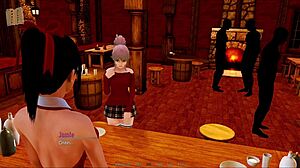 I explore the harem hotel in this game episode