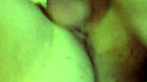 Horny brunette says, 'Give me that big facial, father in law'