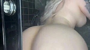 uhh, caught peeping my step sis gettin slammed hard in shower!