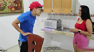 Hijastro Folla Milf Madrastra En Casa Solos