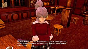 I explore the harem hotel in this game episode