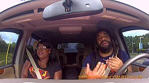 Black MILF Lisa Rivera gives sloppy head in Jacuzzi