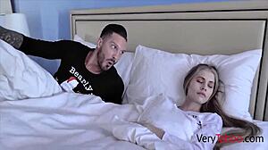 stepdad as saint nick surprises ariana marie with a holiday treat