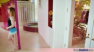 stepsis not satisfied with her height she thinks she is too small 18+ so its my job to comfort her