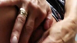 Using Pink Vibrator While Getting Fucked In Pussy And Arse