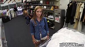 Big Booty Babe Sells Her Slit To A Deviant Pawnbroker