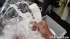 Big Booty Babe Sells Her Slit To A Deviant Pawnbroker