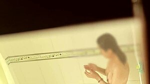 Hidden Camera Captures Nurse at Institute Monterrey in Bathroom Scene