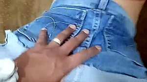 Best friend vents with doggystyle sex in underwear